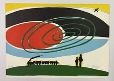 Quadro serigrafia Sante Monachesi 50x70“Agrà”edizioni grafiche Alberto Caprini