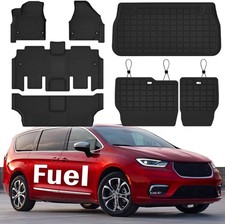Floor Mats  Trunk Mat Fit for 2017-2025 Chrysler Pacifica Fuel Version Fit 7 8