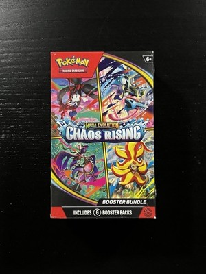 Pokémon TCG Mega Evolution Chaos Rising Booster Bundle Factory Sealed