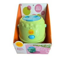 Sun Squad No-Spill Green  Blue Bubble Machine New