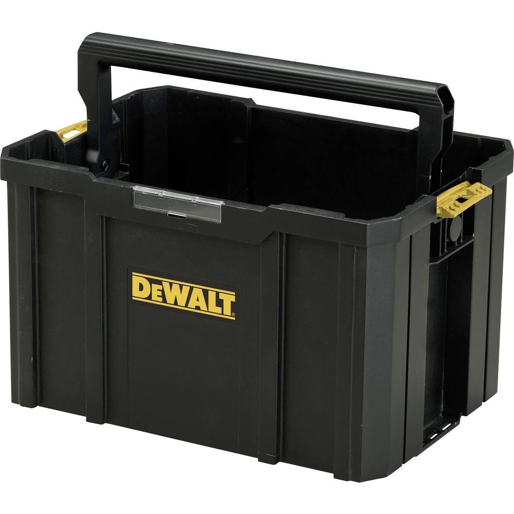 DEWALT DWST1-71228 caisse empilable grand volume avec clips latéraux