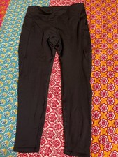 Athleta Altitude Edge Stash Tight Black Sz XL