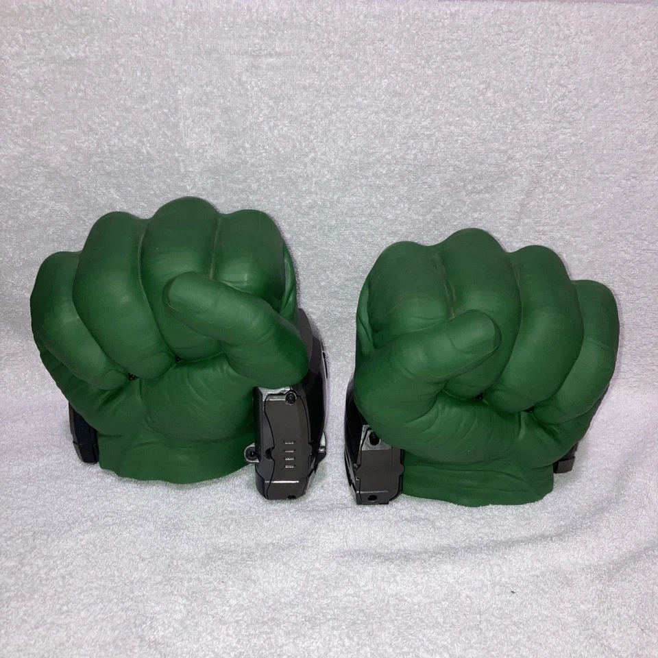 Hasbro Playmation Disney Hulk Manos Puños Smash Avengers Gamma Gear Probado Funciona Foto 4 de 4