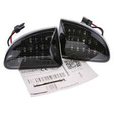 SEITEN BLINKER Blinkleuchten LED Schwarz für Smart Fortwo II 451 Coupe Cabrio