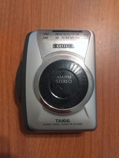 Aiwa HS-TA166 AM/FM Stereo Portable Radio Cassette Player With Belt Clip