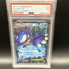 The Pokemon Company Kyogre EX XY Primal Clash 54/160 Ultra Rare Holo PSA 7