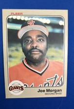 1983 Fleer - Joe Morgan #270 Reds / Giants Hal Of Fame