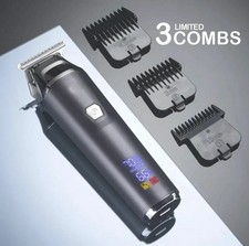 3-in-1 Hair Clippers & Trimmer Set – Rechargeable Grooming Kit for Men Barber UK