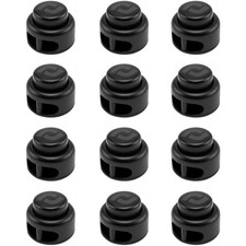 Heavy Duty Cord Locks Double Hole Drawstring Stopper Fastener for No Tie