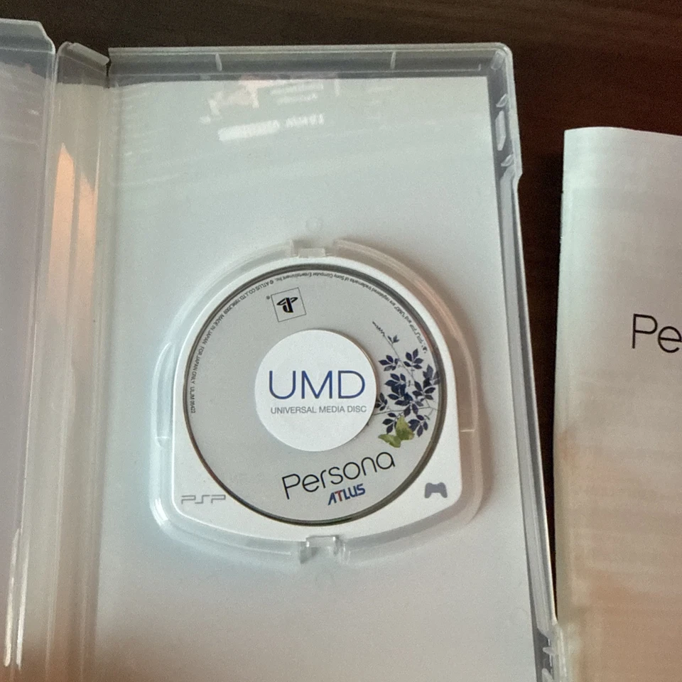 Картридж с видеоиграми PERSONA 1 PSP Play Station портативный Atlus ручная коробка Япония - Изображение 4 из 4
