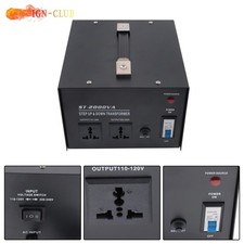 2000W Step Up/Step Down 220V - 110V/110V - 220V Voltage Converter Transformer