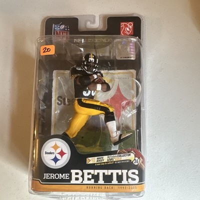 McFarlane Sports Picks Jerome Bettis Steelers NFL Legends 6 #36 Figure Plastic