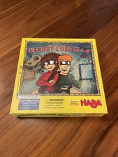 HABA Secret Code 13+4 Board Game Math 2012 Co...