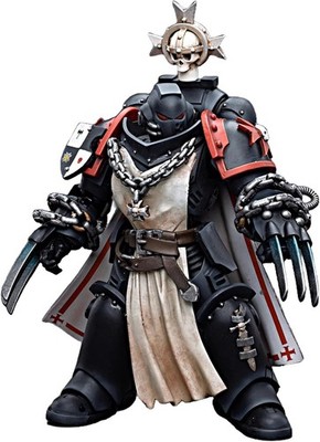 JOYTOY 1/18 Warhammer 40,000 Action Figure Black Templars Sword Brethern Alberic