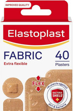 Elastoplast Extra Flexible Fabric Plaster Strips (40 Pieces) Extra Flexible