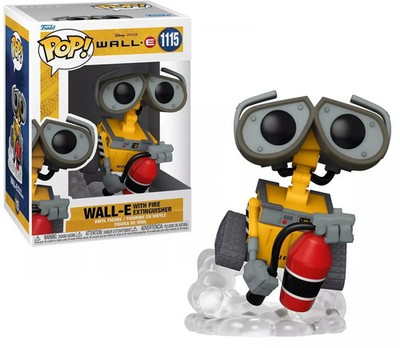 Disney Pixar Wall-E mit Feuerlöscher 3,75'' Pop Vinyl Figur Funko 1115