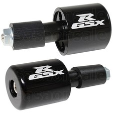 [SASA] Black CNC Laser Handle Bar Ends Grips Plug Made For Suzuki GSXR 600 750