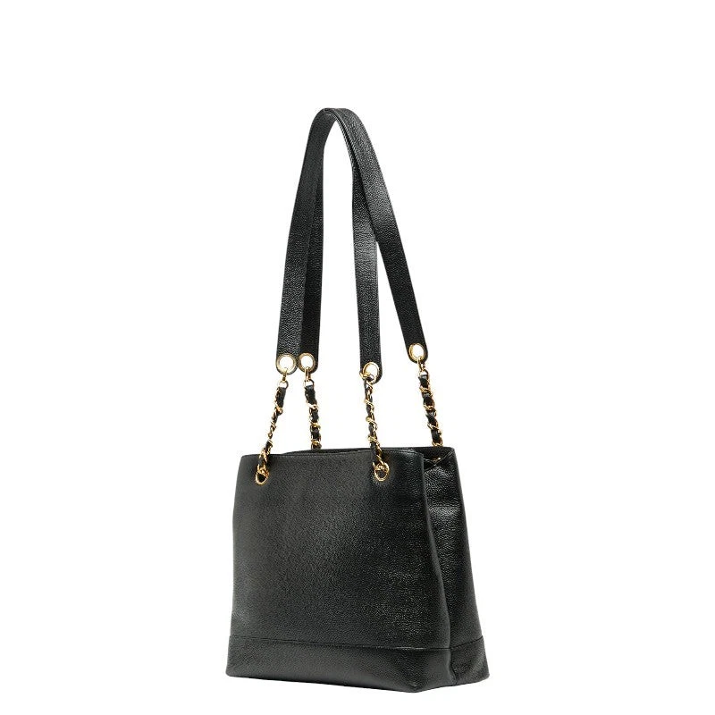 Chanel Coco Mark Caviar Skin Shoulder Bag Women Black One Size 590365 - Image 2 of 4