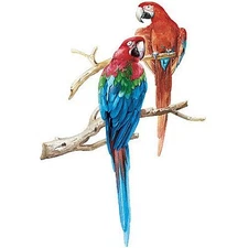 Two Large Parrots Mini Mural 13475