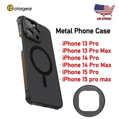 Fotorgear Metal Magnetic Phone Case 67mm Adapter for iPhone 15 14 13 Pro Max - 第 1/17 張圖片