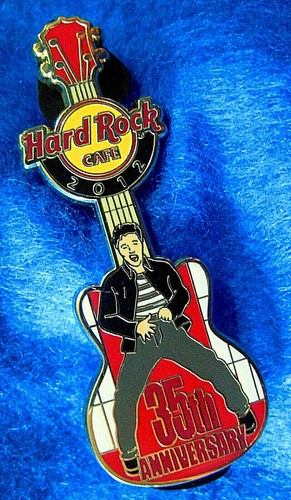 ONLINE ELVIS PRESLEY 35th ANNIVERSARY SERIES GUITAR JAILHOUSE Hard Rock Cafe PIN