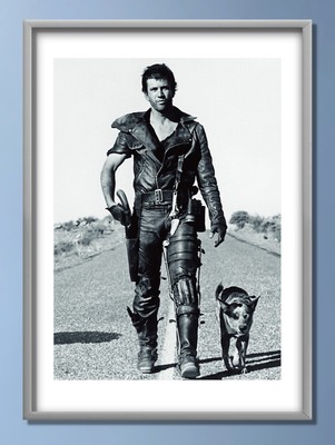 Mad Max Mel Gibson klassischer Film Hochglanz Poster Kunstdruck **UK-VERKÄUFER**