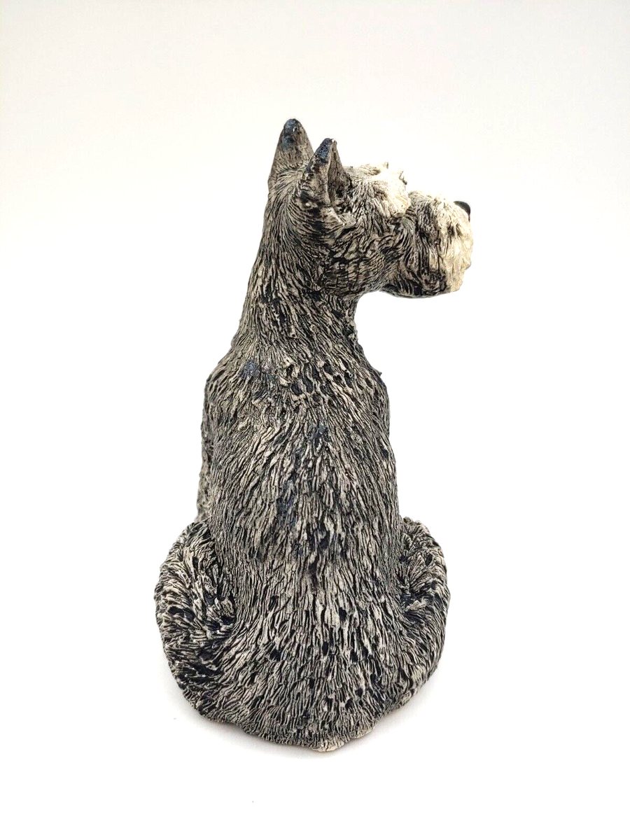 Vtg 1987 MARTY Schnauzer Dog By Martha Carey #2528 Whiskers