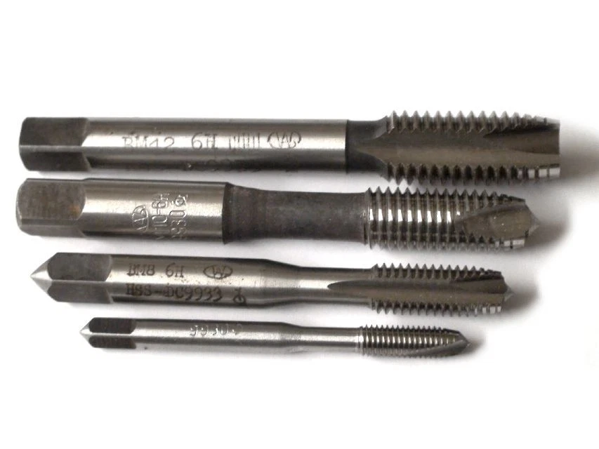 Werkö Set Gewindebohrer M5 M8 M10 M12 HSS 6H 4x deutsche Industriequalität - Bild 1 von 1