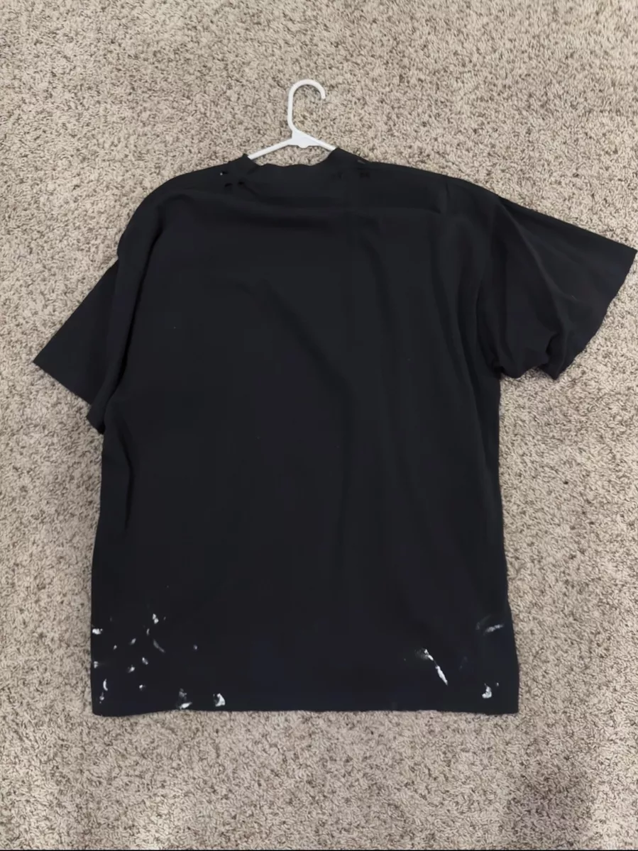 Balenciaga Metal T-shirt Oversized in Black for Men