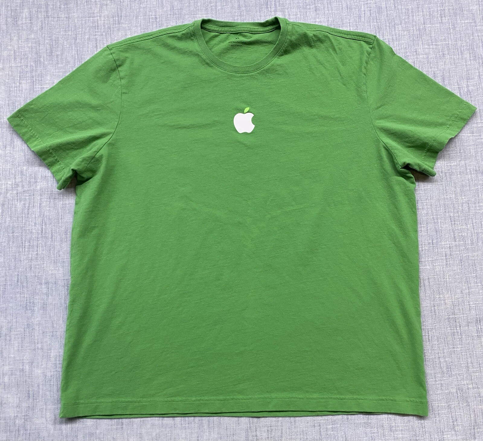 Apple Computer Shirt Mens Extra Large XL Green Recycl… Gem