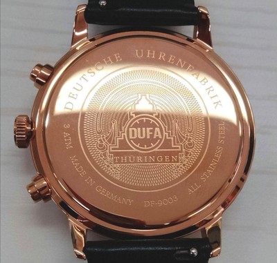 M00857 400 Boxless Dufa Df-9003-04 Chronograph Leather | eBay