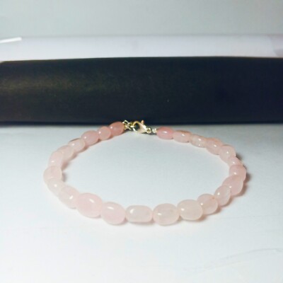 Bracelet en quartz rose péridot - France