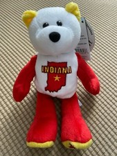 50 States American Coin Bear - Indiana - With tag and coin
