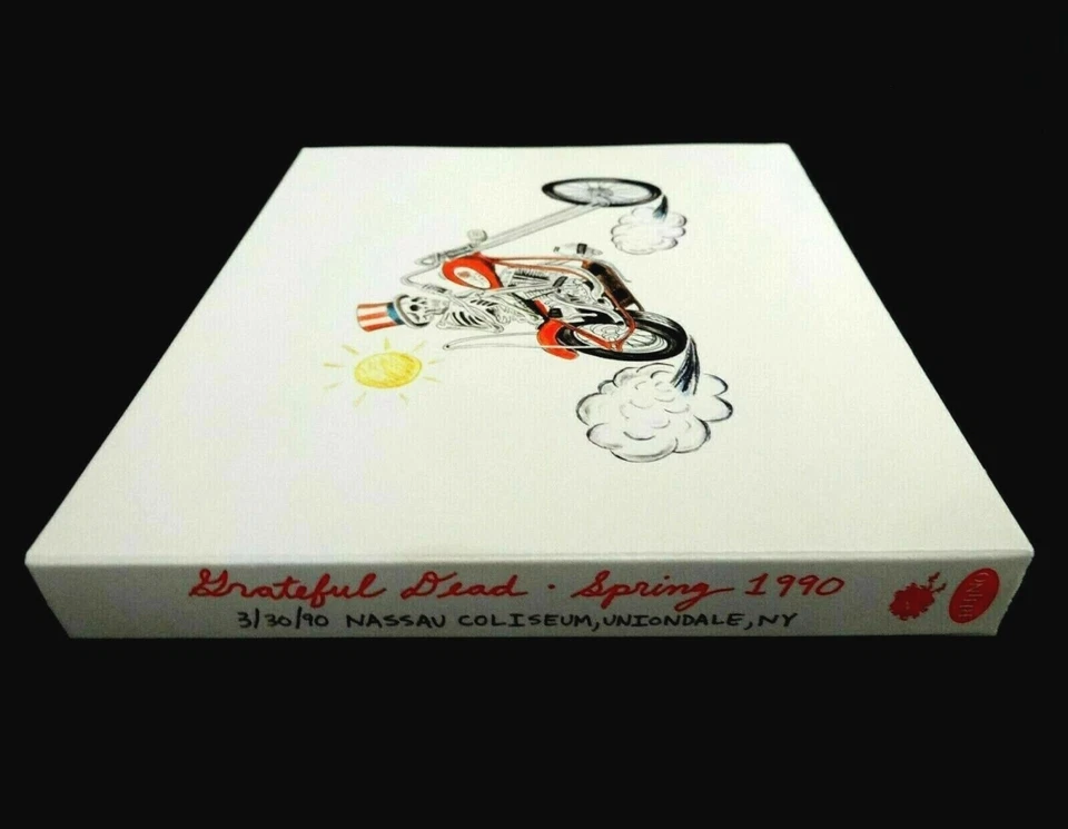 Grateful Dead Spring 1990 Wes Lang Motorcycle Art Nassau New York 3/30/90 3 CD - Image 4 of 4