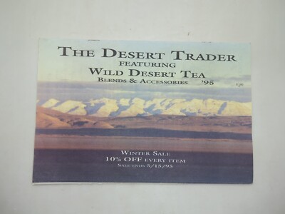 1995 The Desert Trader Catalog Wild Desert Tea Blends & Accessories