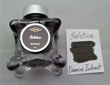Diamine 50 ml Blue Edition Fountain Pen Bottled Ink Inkvent Solstice