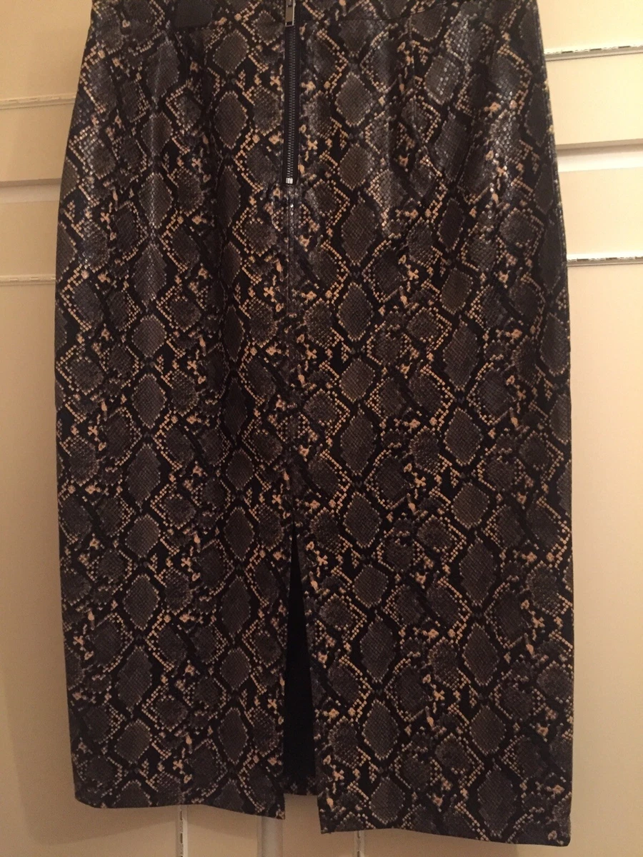 Mint velvet snake print clearance skirt