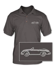 Porsche 356 Roadster Adult Pique Polo Shirt - 10 Colors - German Classic Car