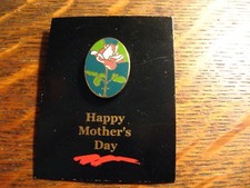 Happy Mother's Day Lapel Pin - Beautiful Rose Flower Mother Mom Gift Cloisonne