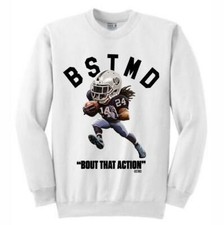 NEW ART SOCIETY x SWOD BSTMD TOON WHITE Crew Sweater SMALL-3XLARGE MADE IN USA