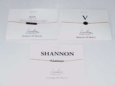 Personalised Bracelets Freedom Bracelet Marina De Buchi Name