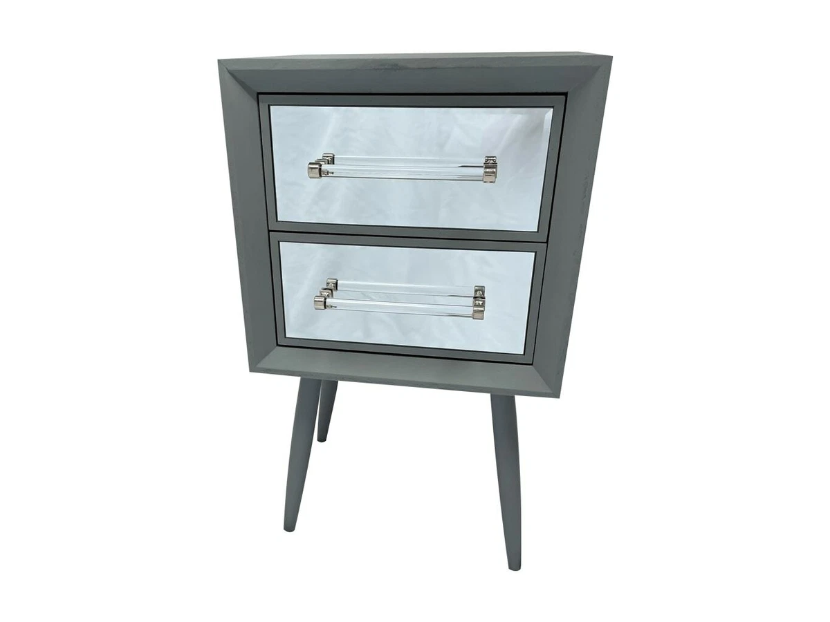 Mirrored bedside table ebay deals