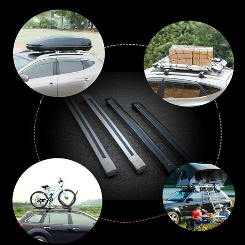 2Pc Fit for Benz GLB X247 2020-2025 Aluminum Roof Rail Rack Cross Bars Crossbar - Picture 9 of 9