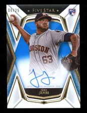 2019 Topps Five Star Josh James Blue Rookie Autograph Auto /25 Astros U2760