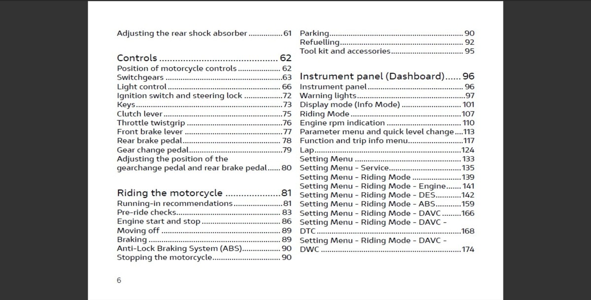 2022 Ducati Panigale V4 S Maintenance and Owners Manual (Reprint