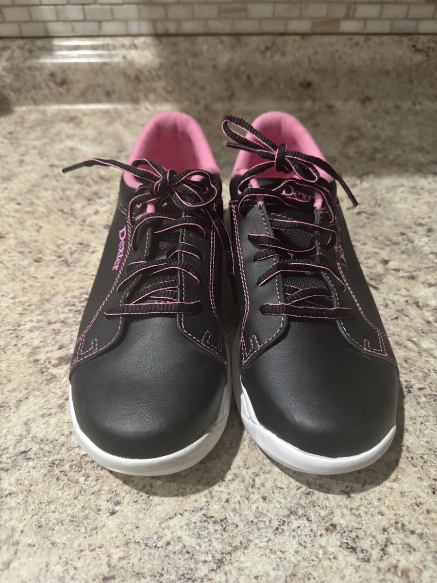 Dexter Raquel V Black Pink Women's Bowling Shoes 8M used DW0000891