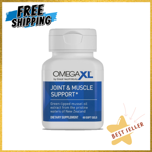 Omega XL 60ct by Great HealthWorks Small, Potent, Joint Pain Relief