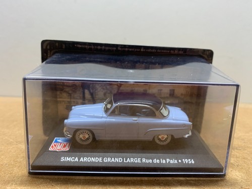 SIMCA ARONDE GRAND LARGE RUE DE LA PAIX 1956  1/43