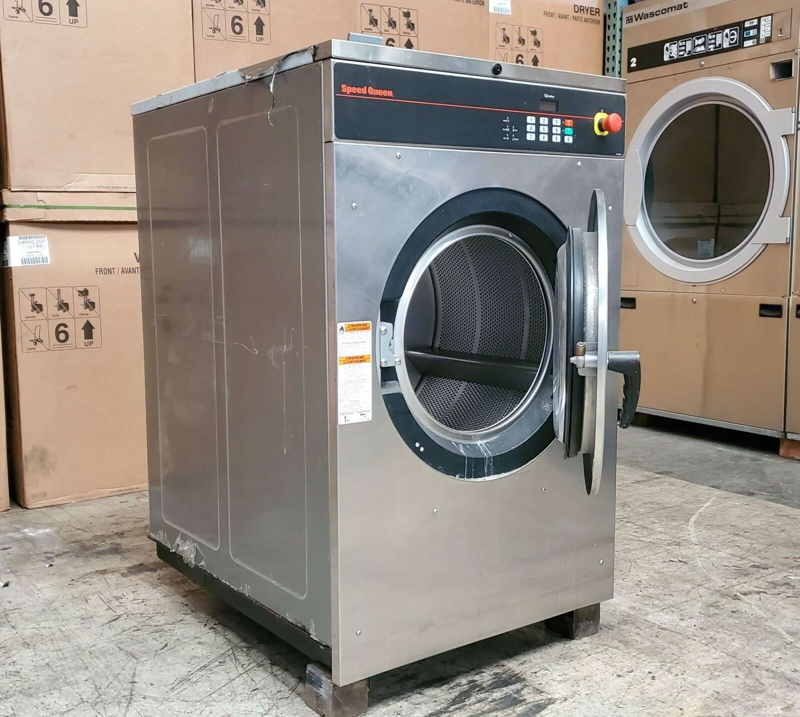 Speed queen FRONT LOAD WASHER COIN OP 40LB 208240V M/N SCN040KNVXU2001