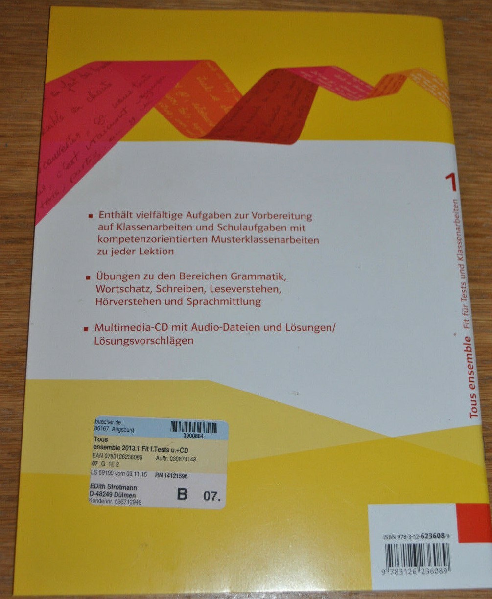 Tous Ensemble 1 2013 Geheftet - 